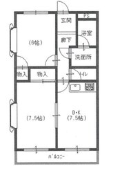 メゾン北山の物件間取画像